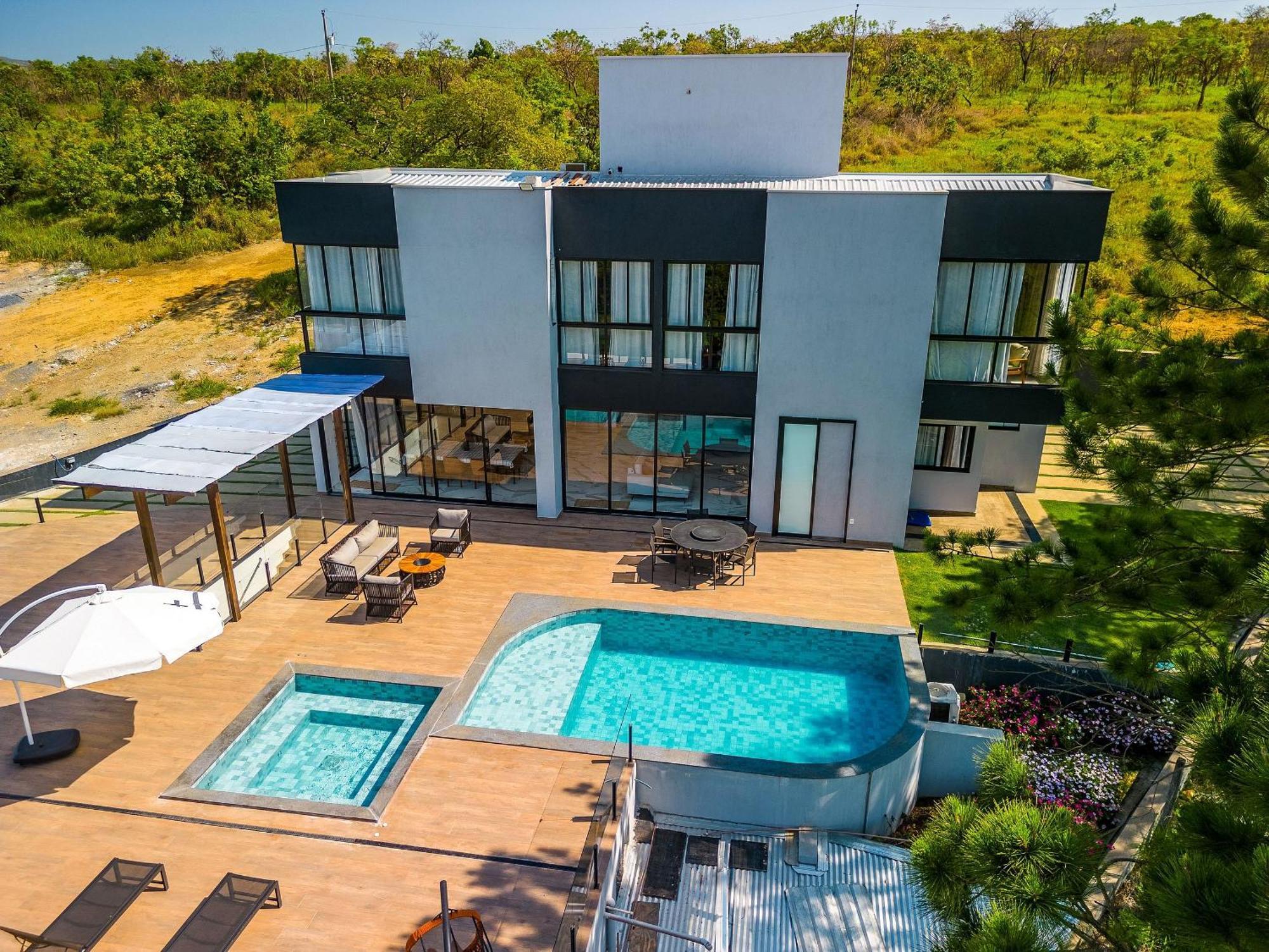 Pousada Com Piscina, Jacuzzi E Com Vista Em Capitolio - Casa Decore المظهر الخارجي الصورة